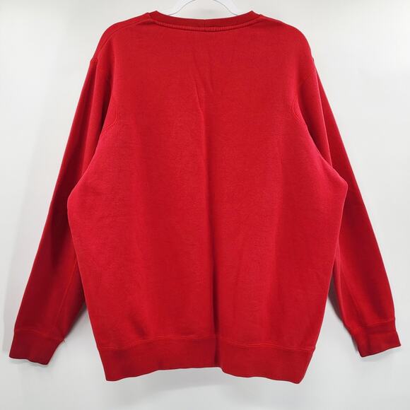 Y2K Jordan Jumpman Red & Black Pullover Crewneck Sweater Men’s Sz XXL Sportswear - Picture 2 of 10